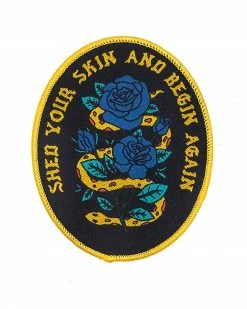 Pretty Bad Co. Embroidered Patches Shed Your Skin Patch