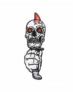 Hungry Ghost Press Stab Skull Small Patch