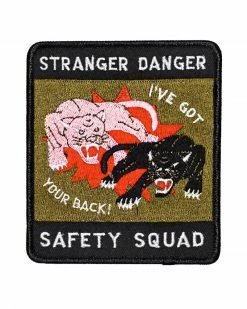 Oxford Pennant Stranger Danger Safety Squad Large Patch