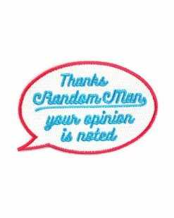 Hand Over Your Fairy Cakes Thanks Random Man Patch Embroidered Patches