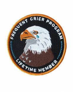 Stay Home Club Frequent Crier Program Patch Embroidered Patches