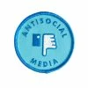 These Are Things Antisocial Media Patch Pins + Patches