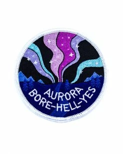 Band Of Weirdos Pins + Patches Aurora Bore-Hell-Yes Patch