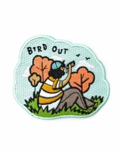 Culture Flock Bird Out Patch Embroidered Patches