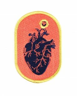 Badaboöm Studio Black Heart Patch Embroidered Patches