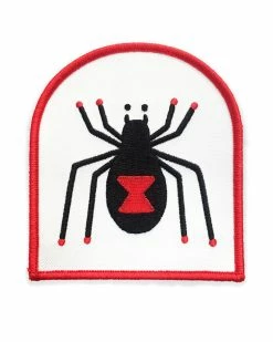 No Fun Press Pins + Patches Black Widow Large Patch