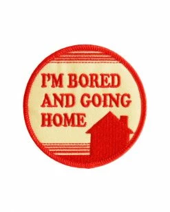 Hungry Ghost Press Bored And Going Home Patch Embroidered Patches