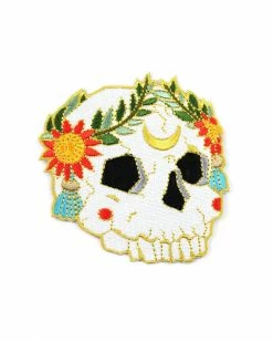 Ashlea Bechaz Dead Queen Skull Patch Embroidered Patches