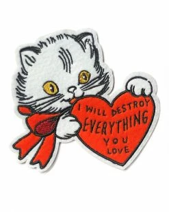 Stay Home Club Destroy Everything You Love Cat Large Patch Large Back Patches