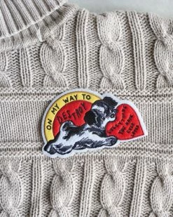 Stay Home Club On My Way To Destroy Dog Large Patch Large Back Patches