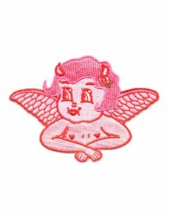 Creepy Gals Embroidered Patches Lolly Dolly The Devil Cherub Patch