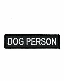Monsters Outside Dog Person Patch Embroidered Patches