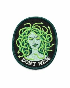 Frog And Toad Press Don't Mess With Medusa Patch (Glow-in-the-Dark) Pins + Patches