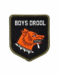 Oxford Pennant Boys Drool Dog Patch