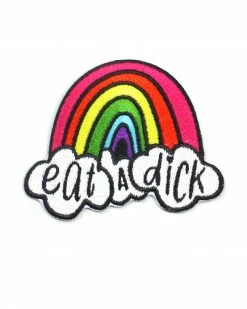 The Third Arrow Eat A Dick Rainbow Patch Pins + Patches