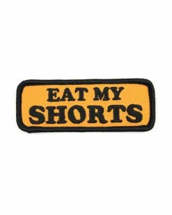 Monsters Outside Eat My Shorts Patch Embroidered Patches