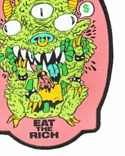 Quiet Tide Goods Ethical Consumption (Eat The Rich) Large Patch