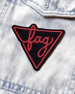 GAYPIN' Fag Patch Pins + Patches