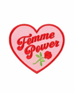 Creepy Gals Femme Power Heart Patch