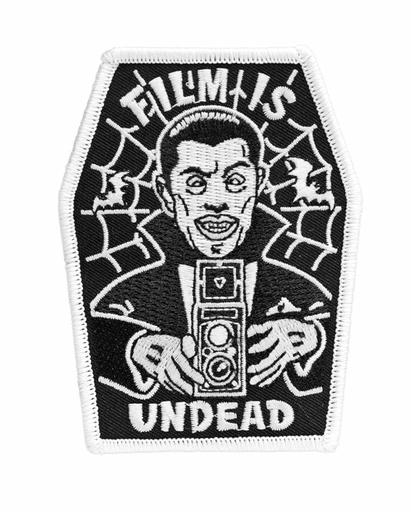 Shoot Film Co. Embroidered Patches Film Is Undead Dracula Patch (Glow-in-the-Dark) 1 Shoot Film Co. Embroidered Patches Film Is Undead Dracula Patch (Glow-in-the-Dark)