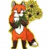 Quiet Tide Goods Fox With Flowers Patch