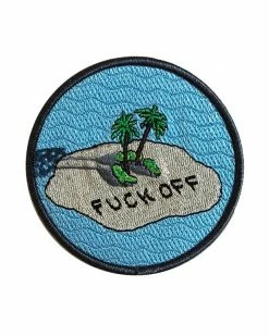 Inner Decay Fuck Off Island Patch Embroidered Patches
