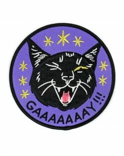 Cat Coven Large Back Patches GAAAAAAAY!!! Black Cat Large Patch