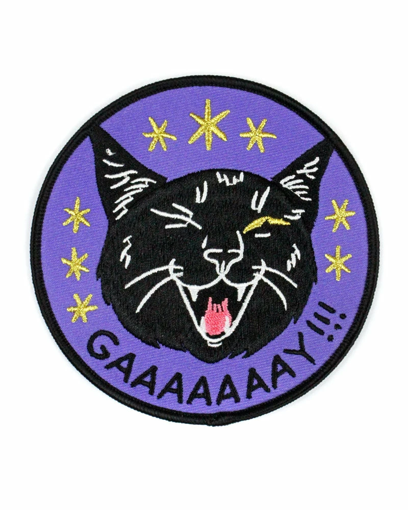 Cat Coven Large Back Patches GAAAAAAAY!!! Black Cat Large Patch 1 Cat Coven Large Back Patches GAAAAAAAY!!! Black Cat Large Patch