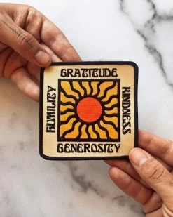 Oxford Pennant Large Back Patches Gratitude Large Patch