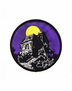 Hungry Ghost Press Haunted House Patch Embroidered Patches