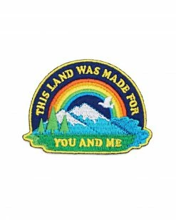 Lucky Horse Press This Land Is Your Land Patch Embroidered Patches