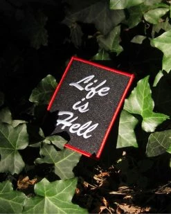 No Fun Press Pins + Patches Life Is Hell Patch