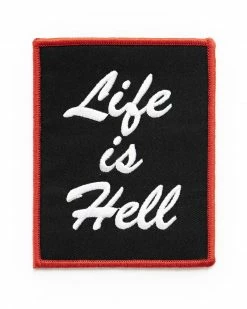 No Fun Press Pins + Patches Life Is Hell Patch