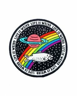 Pretty Bad Co. Embroidered Patches Life Is Weird Patch