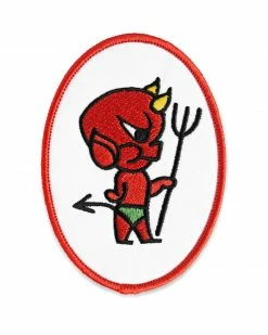 No Fun Press Lil' Devil Patch Pins + Patches