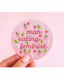 Little Woman Goods Pins + Patches Man Eating Feminist Patch