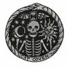 Cat Coven Large Back Patches Memento Mori Skeleton Large Patch