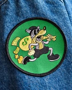 Oxford Pennant Money Bag Patch Pins + Patches