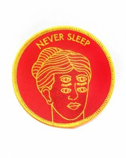 Badaboöm Studio Never Sleep Patch Embroidered Patches