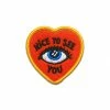 Beholder Badge Club Embroidered Patches Nice To See You Mini Patch