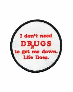 Hungry Ghost Press Pins + Patches No Drugs Patch