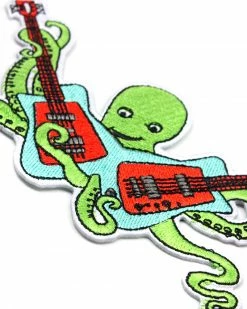 Salty Raven Octo Rocks Guitar Large Patch Large Back Patches