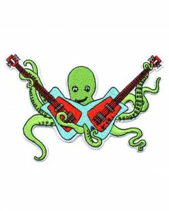Salty Raven Octo Rocks Guitar Large Patch Large Back Patches