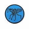 Salty Raven Embroidered Patches Deep Blue Octopus Patch