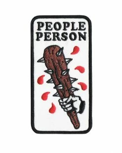 No Fun Press People Person Patch Embroidered Patches
