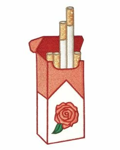 Rosehound Apparel Large Back Patches Pink Cigarettes Large Patch