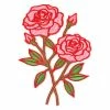 Creepy Gals Pink Roses Patch
