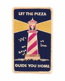 Badaboöm Studio Embroidered Patches Pizza Lighthouse Patch