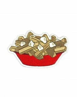 Boldfaced Goods Poutine Fries Patch Embroidered Patches