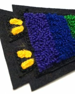 Oxford Pennant Embroidered Patches Pride Flag Chenille Patch